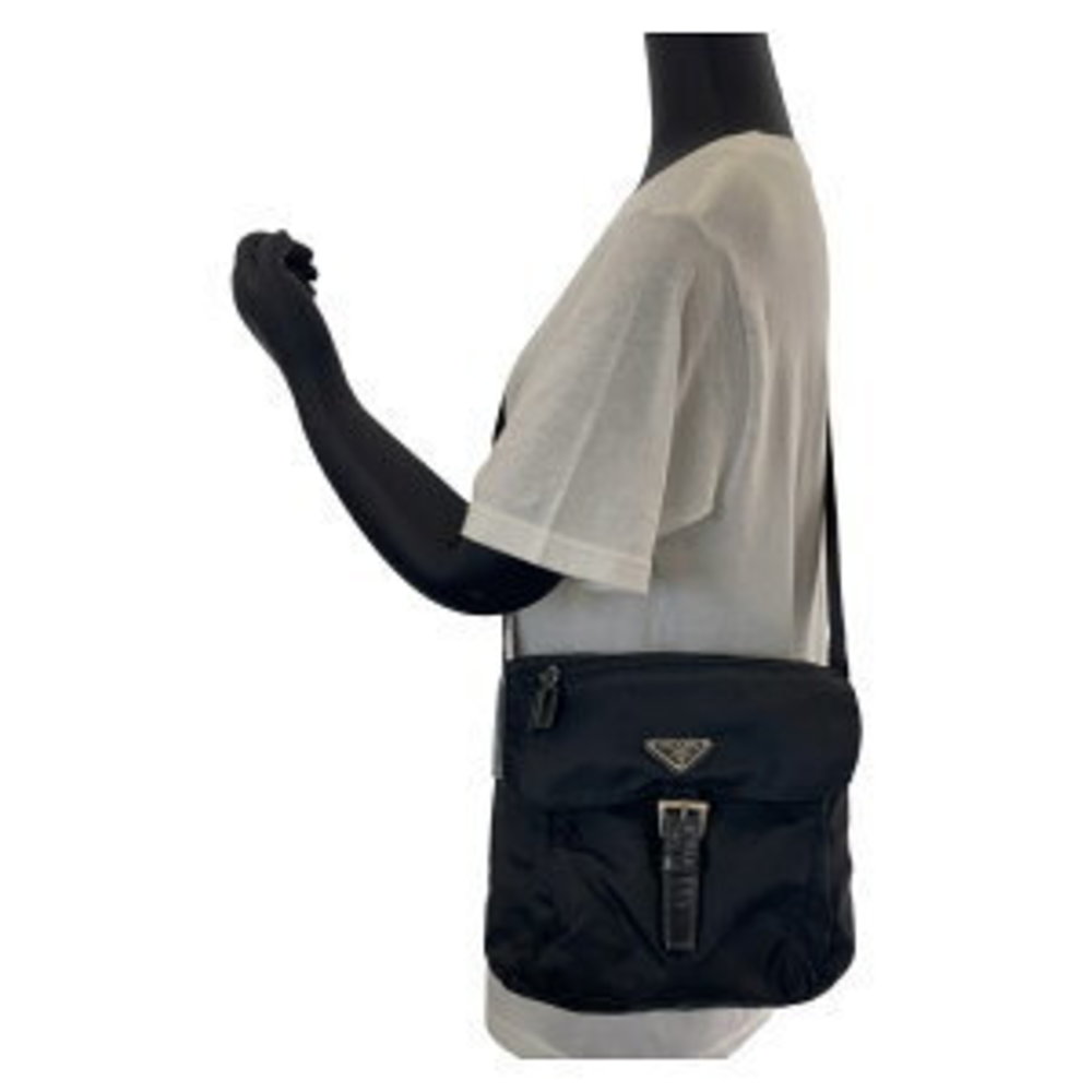 Prada Crossbody Black Tessuto Triangular Nylon - image 6